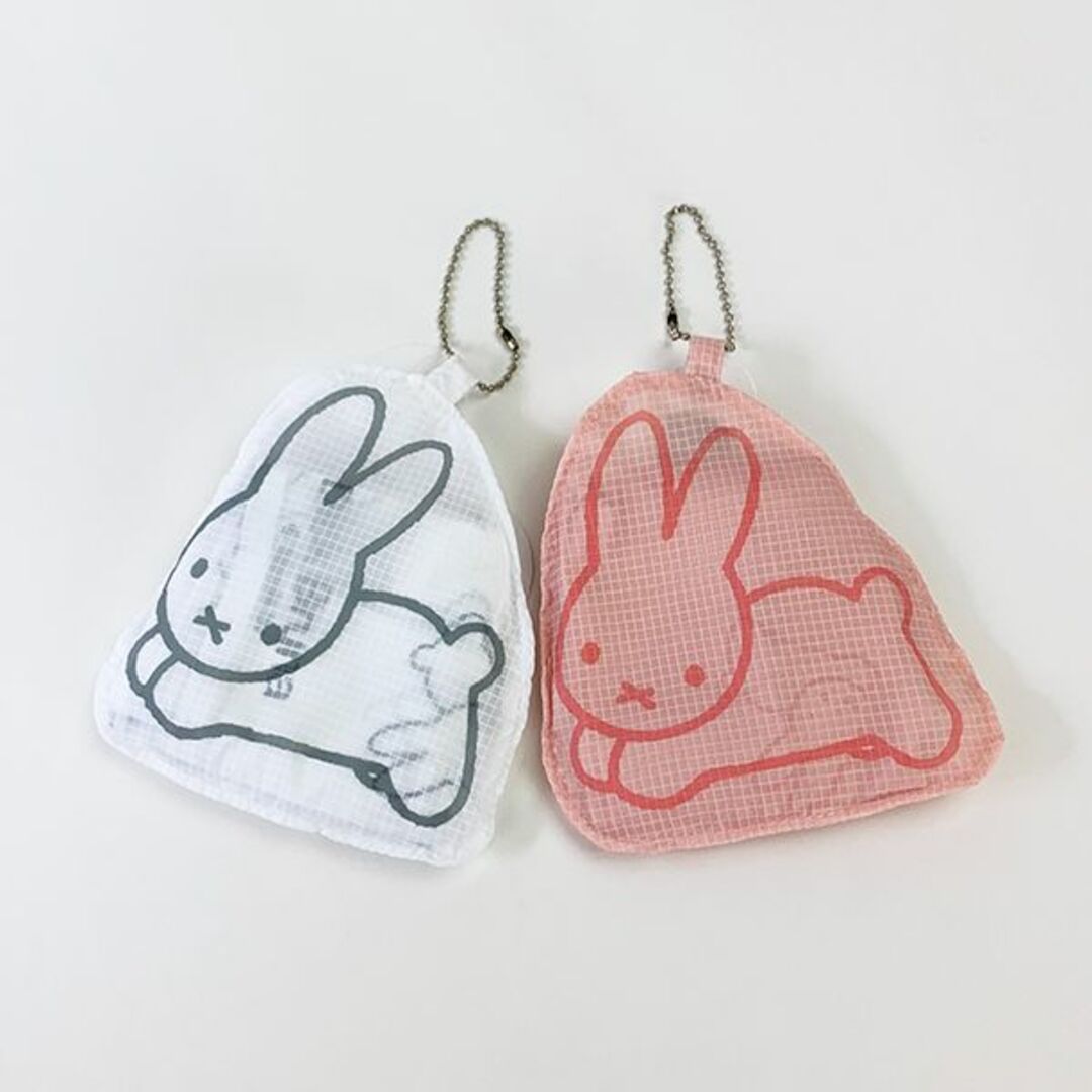 miffy(ミッフィー)のミッフィー miffy Dick Bruna エコバッグ PK ウサギシリーズ かばん キーホルダー 買い物 おでかけ レディースのバッグ(エコバッグ)の商品写真