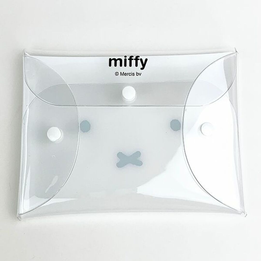 miffy(ミッフィー)のmiffy ミッフィー クリアマルチケースＬＬ クリア ポーチ コスメポーチ 小物入れ ミッフィー ホワイト ＬＬサイズ グッズ  (MCOR) レディースのファッション小物(ポーチ)の商品写真