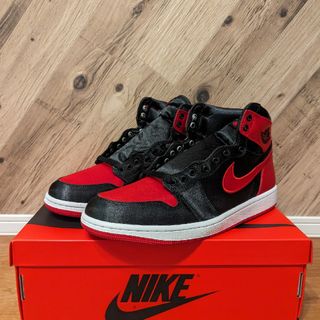 ジョーダン(Jordan Brand（NIKE）)のAir Jordan 1 Retro High OG "Satin Bred"(スニーカー)