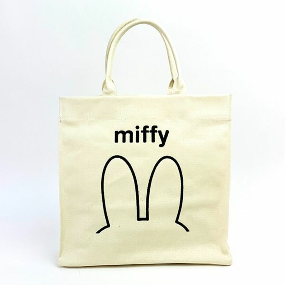 miffy(ミッフィー)のミッフィー トートバッグ WH miffy みみシリーズ かばん ホワイト レディースのバッグ(トートバッグ)の商品写真