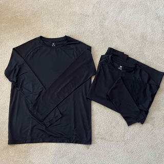 ユニクロ(UNIQLO)のUNIQLO AIRism UネックT(長袖)2枚セット(Tシャツ/カットソー)