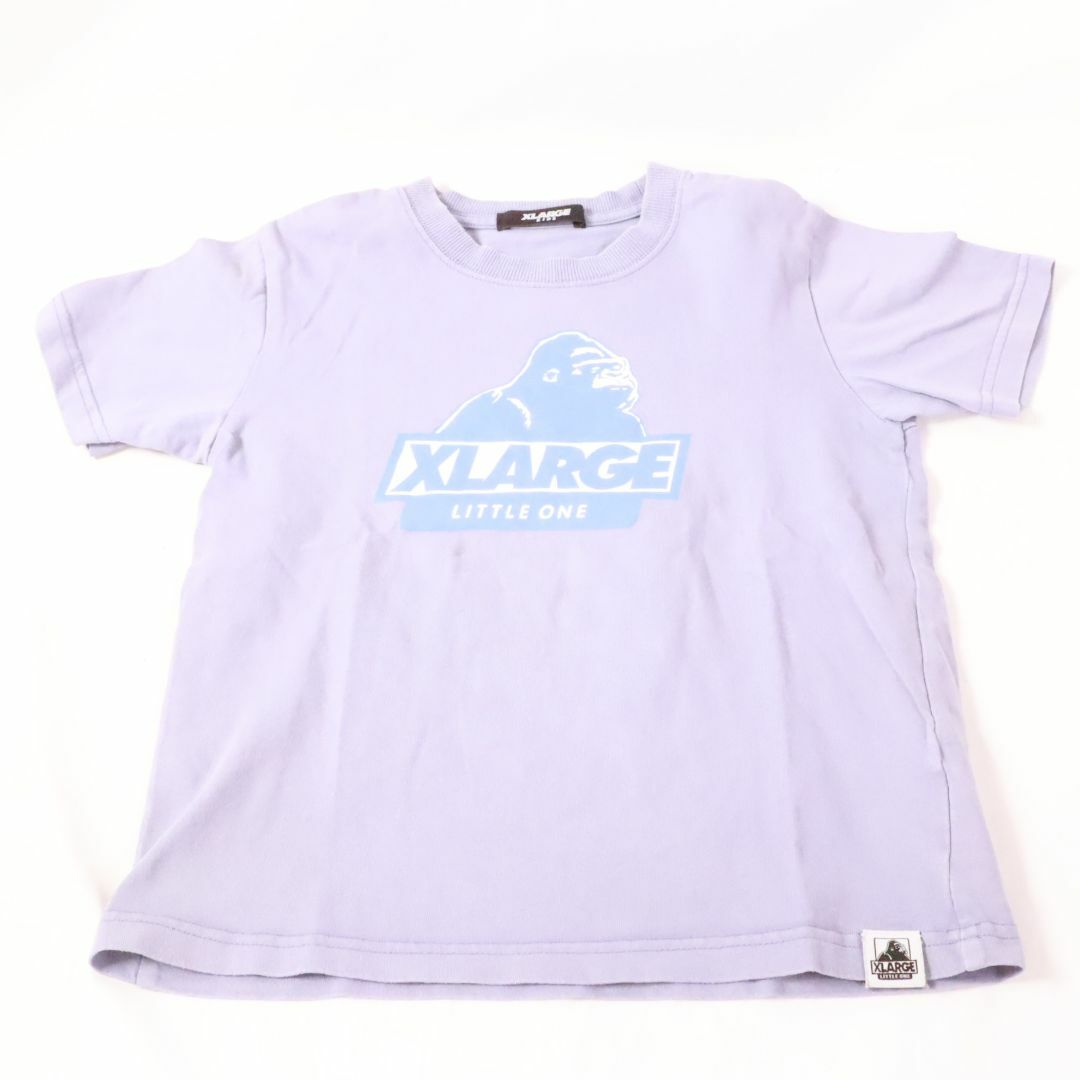 XLARGE(エクストララージ)のXLARGE　エクストララージ　ハーフパンツ　緑　110センチ　Ｔシャツ　青　120センチ キッズ/ベビー/マタニティのキッズ服男の子用(90cm~)(Tシャツ/カットソー)の商品写真