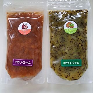 いちじくジャム　キウイジャム　(国産農薬不使用)　各260g(缶詰/瓶詰)