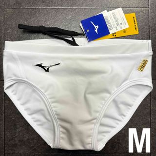 ミズノ(MIZUNO)のミズノ　男性用水着　ホワイト×ホワイト　Mサイズ　新品(水着)