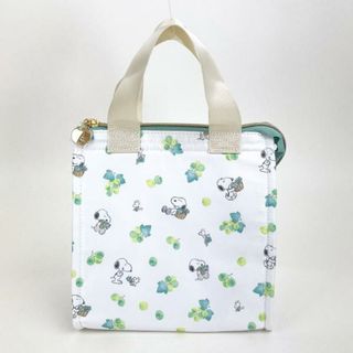 スヌーピー(SNOOPY)のスヌーピー ランチトート マスカット バッグ 保冷 保温(日用品/生活雑貨)