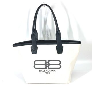 バレンシアガ(Balenciaga)のバレンシアガ BALENCIAGA ジャンボロゴ スモール 692068 バイカラー カバン ショルダーバッグ トートバッグ キャンバス/レザー ホワイト(トートバッグ)