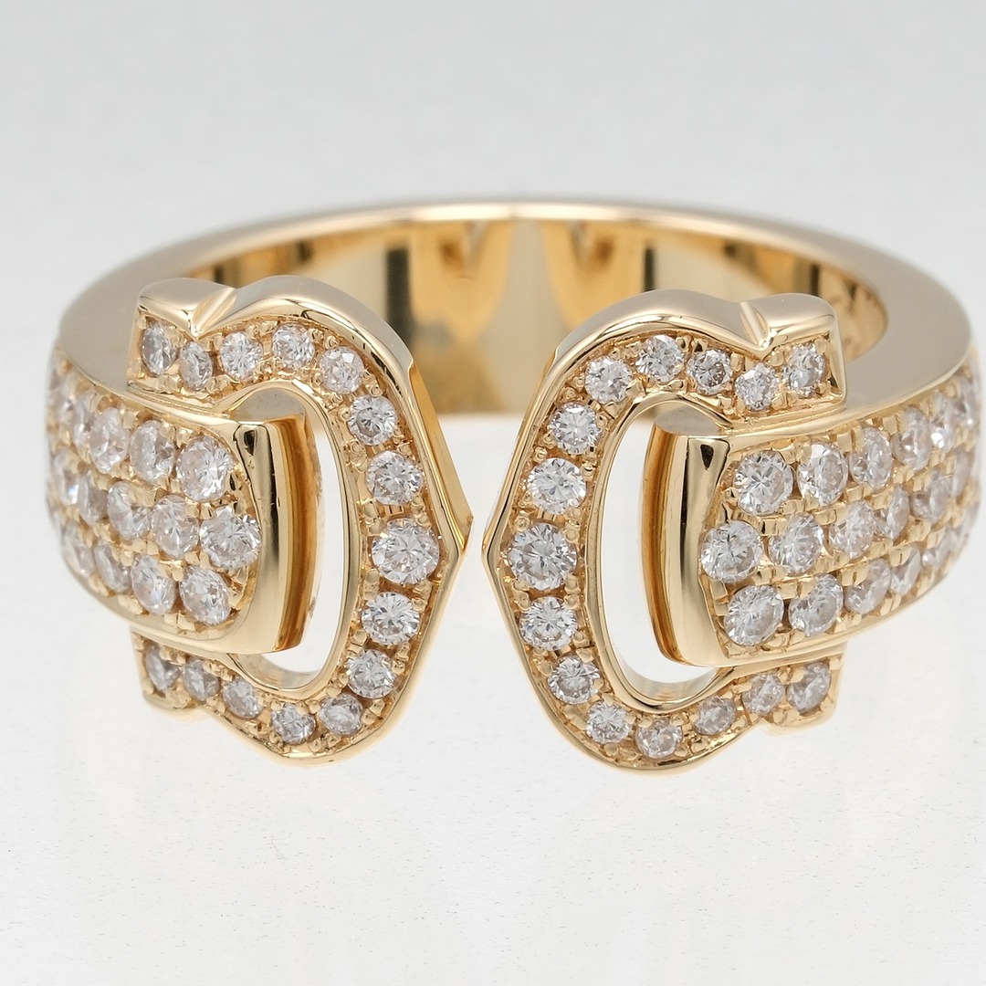 Cartier(カルティエ)の【CARTIER】カルティエ 2C ブークルセ K18イエローゴールド×社外ダイヤモンド 7号 約8.23g レディース リング・指輪 レディースのアクセサリー(リング(指輪))の商品写真