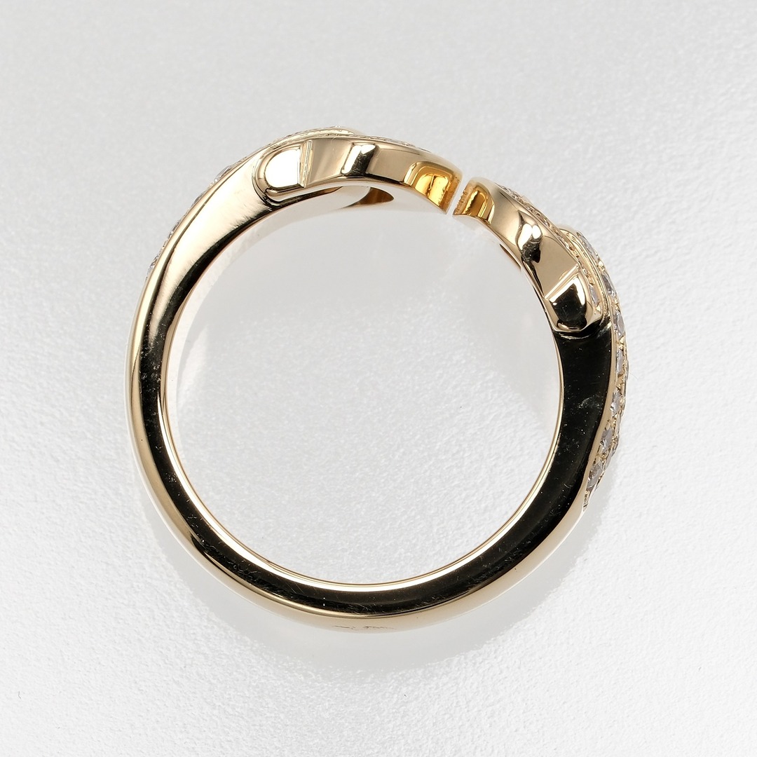 Cartier(カルティエ)の【CARTIER】カルティエ 2C ブークルセ K18イエローゴールド×社外ダイヤモンド 7号 約8.23g レディース リング・指輪 レディースのアクセサリー(リング(指輪))の商品写真