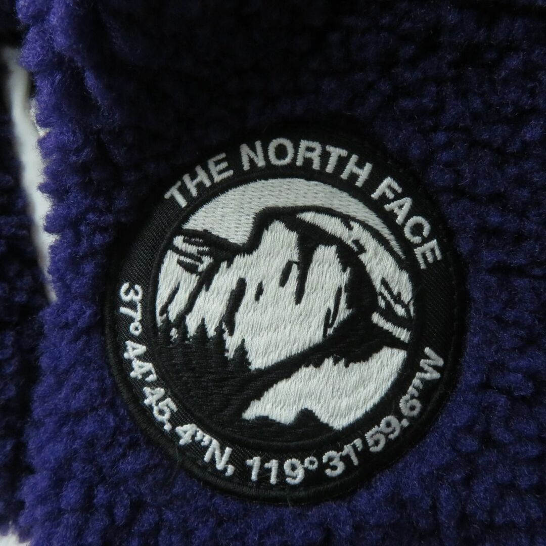 THE NORTH FACE(ザノースフェイス)の美品★韓国正規品 THE NORTH FACE ザ ノースフェイス NJ4FM50 RIMO FLEECE JACKET ロゴパッチ付き ZIP UP フリースジャケット パープル XS レディースのジャケット/アウター(ブルゾン)の商品写真