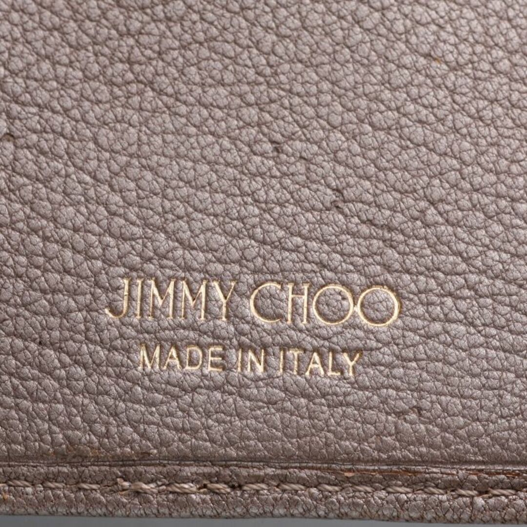 JIMMY CHOO(ジミーチュウ)のK3312M 良品 ジミーチュウ 本革 三つ折 ミニ財布 箱付き ITALY製 メンズのファッション小物(折り財布)の商品写真