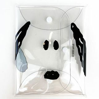 SNOOPY - スヌーピー Snoopy CLEAR MULTI CASE LL フェイス正面 マルチケース ケース ポーチ LL 抗菌 グッズ  (MCOR)