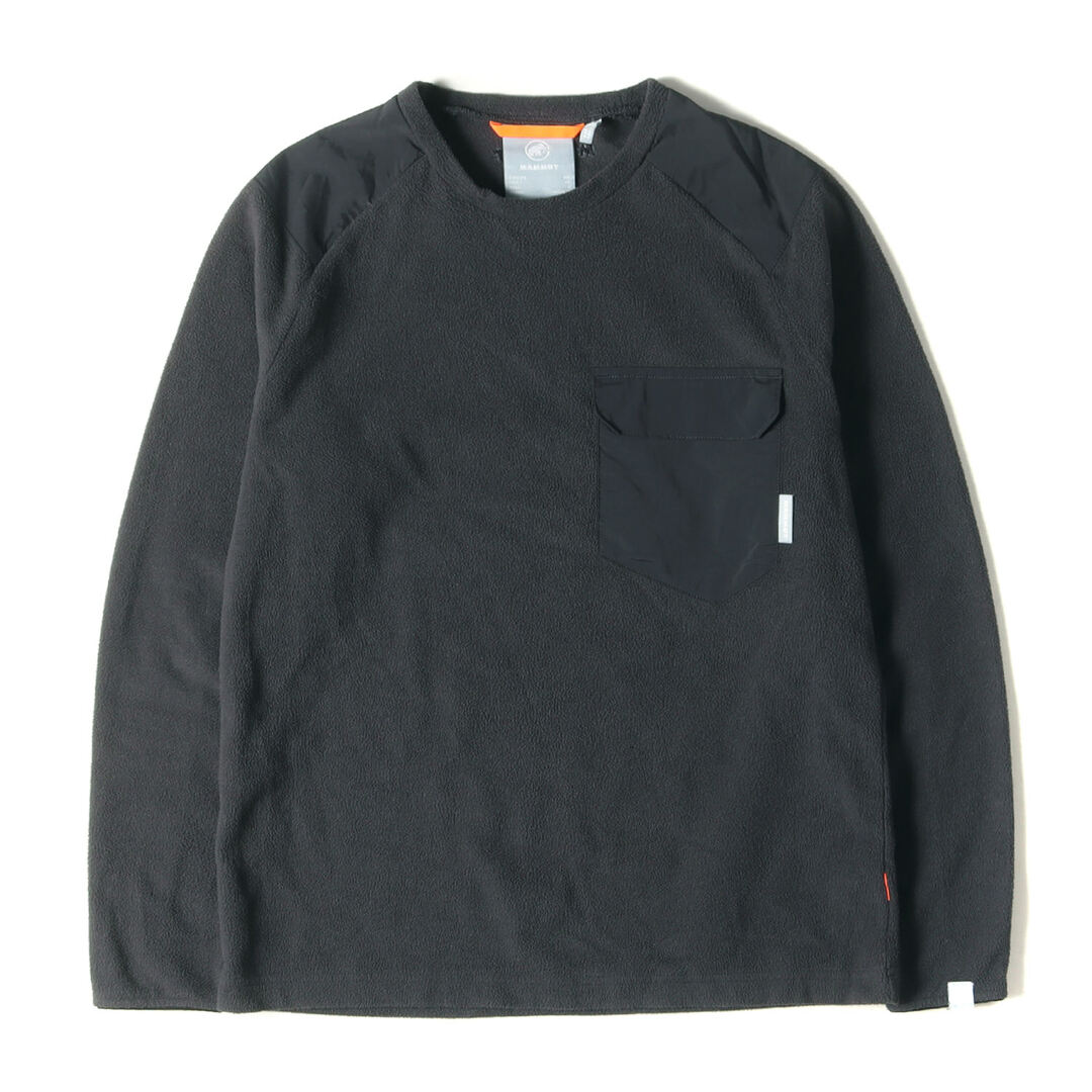 Mammut(マムート)のMAMMUT マムート サイズ:XS イノミナタ ライト ミッドレイヤー クルーネック アジアンフィット Innominata Light ML Crew Neck AF 1014-02510 フリース プルオーバー グレー トップス カットソー 長袖【メンズ】【中古】 メンズのトップス(その他)の商品写真