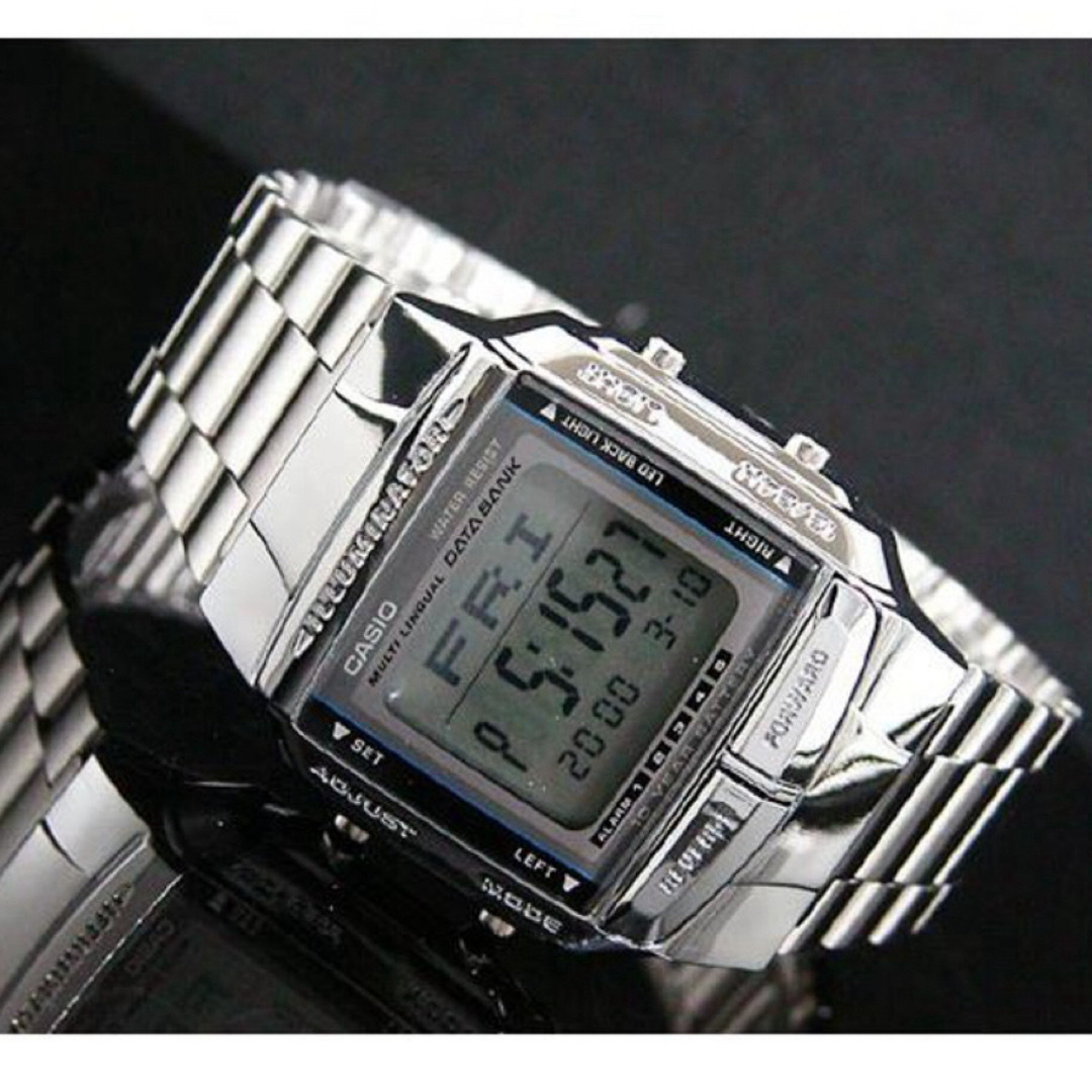 CASIO(カシオ)のカシオ デジタル腕時計 データバンクテレメモ30件　13ヵ国語対応　ステンレス メンズの時計(腕時計(デジタル))の商品写真