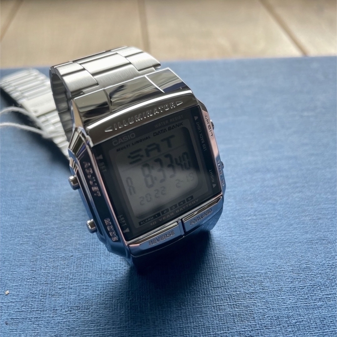 CASIO(カシオ)のカシオ デジタル腕時計 データバンクテレメモ30件　13ヵ国語対応　ステンレス メンズの時計(腕時計(デジタル))の商品写真