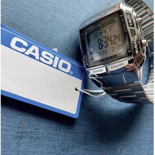 カシオ(CASIO)のカシオ デジタル腕時計 データバンクテレメモ30件　13ヵ国語対応　ステンレス(腕時計(デジタル))