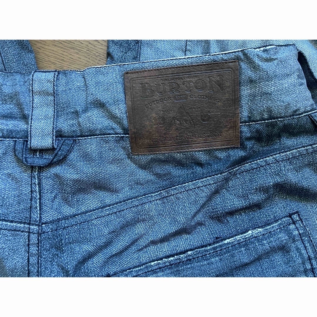 バートン BURTON ゴアテックス スノーボード ウエア デニム柄 バートン BURTON ゴアテックス スノーボード ウエア デニム柄