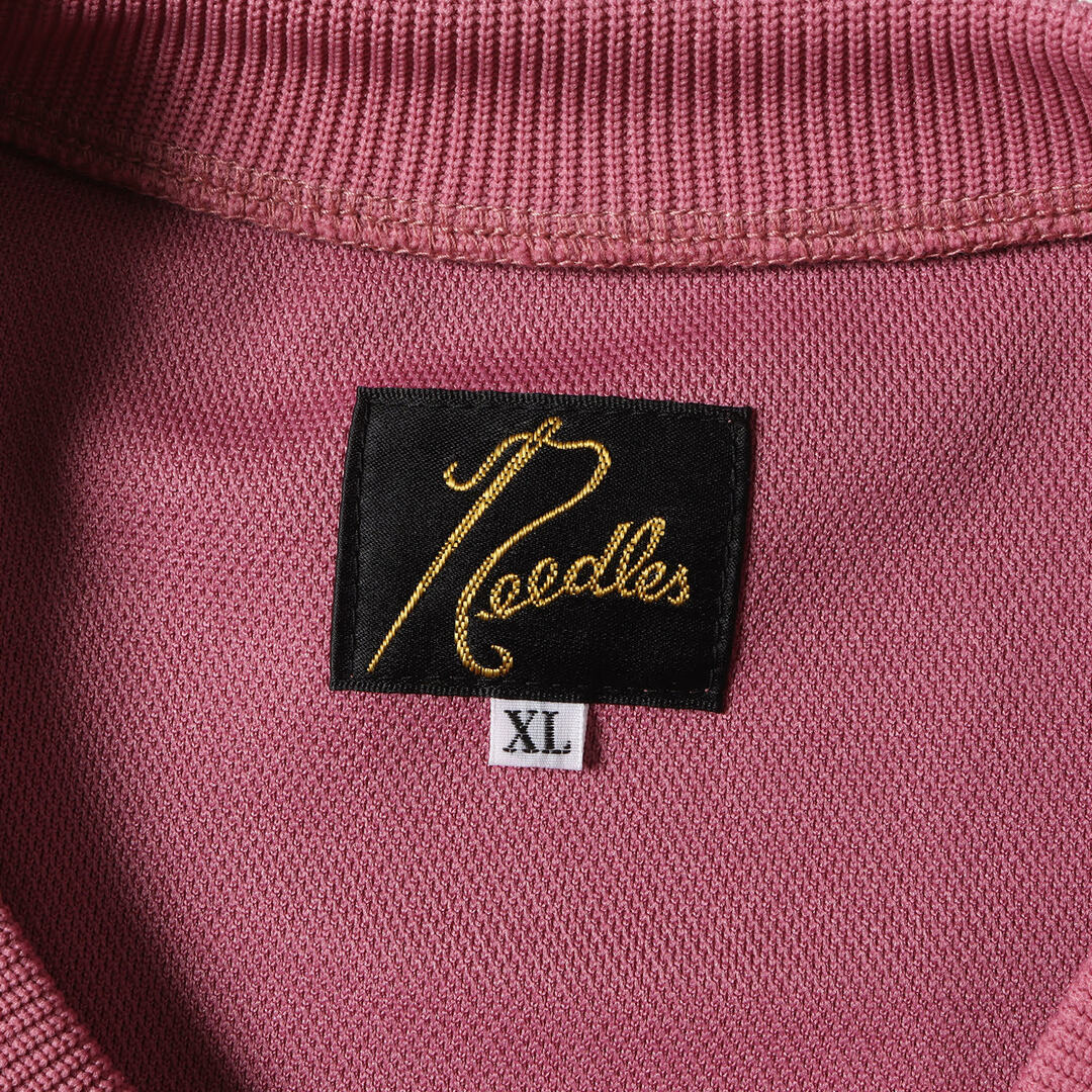 Needles(ニードルス)の美品 NEEDLES ニードルズ シャツ サイズ:XL 23SS ワンポイント アイコン 刺繍 トラック クルーネック シャツ Track Crew Neck Shirt MR285 ジャージ トップス プルオーバー パピヨン スモークピンク 日本製【メンズ】【中古】 メンズのトップス(ジャージ)の商品写真