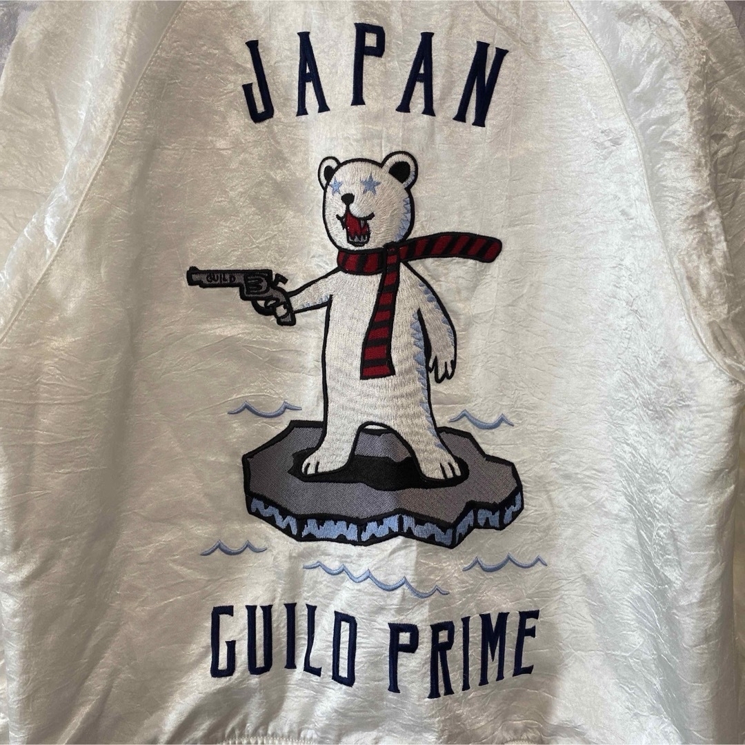 GUILD PRIME(ギルドプライム)の★美品★希少レア★ギルドプライム　レディース　スカジャン　34サイズ　刺繍 レディースのジャケット/アウター(スカジャン)の商品写真