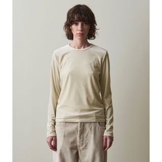 スティーブンアラン(steven alan)のSteven Alan VELOUR LONG SLEEVE PULLOVER(カットソー(長袖/七分))