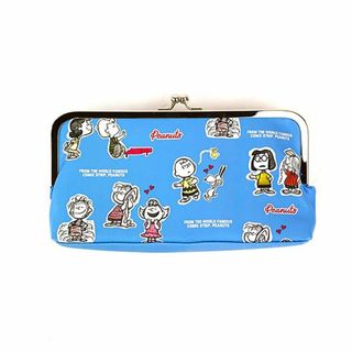 スヌーピー(SNOOPY)のスヌーピー 口金ペンポーチ スケッチ PEANUTS 筆入れ ブルー(ペンケース/筆箱)