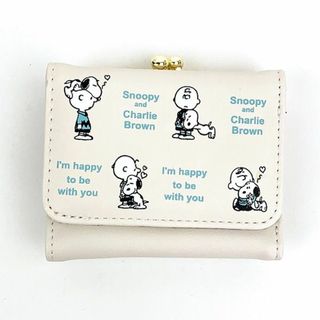 スヌーピー(SNOOPY)のスヌーピー 3つ折り財布 チャーリーブラウン ハグ コンパクト財布(財布)