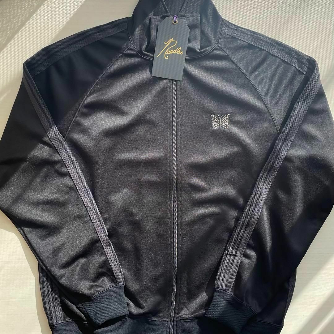トラックジャケット XL ブラック グレー ニードルス ニードルズ 01 トラックジャケット XL ブラック グレー ニードルス ニードルズ 01