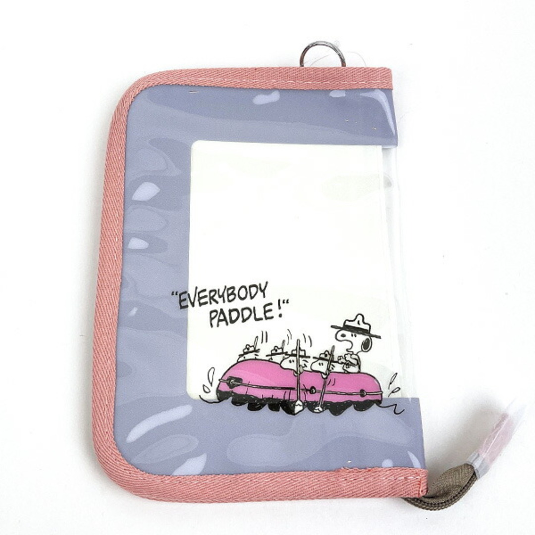 SNOOPY(スヌーピー)のスヌーピー マルチポーチ レッド ビーグルスカウト カード入れ 保険証 レディースのバッグ(ボディバッグ/ウエストポーチ)の商品写真