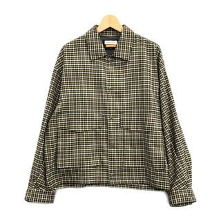 美品  MAISON SPECIAL シャツジャケット チェック柄 メンズ 46(その他)