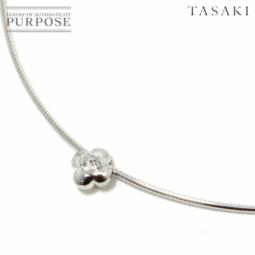 TASAKI(タサキ)のタサキ TASAKI ダイヤ 0.36ct ネックレス 42cm Pt プラチナ K18 WG ホワイトゴールド 750 VLP 90217320 レディースのアクセサリー(ネックレス)の商品写真
