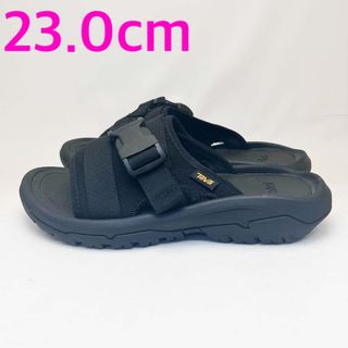 テバ(Teva)の新品 テバ レディース サンダル ハリケーン バージスライド ブラック 23.0(サンダル)