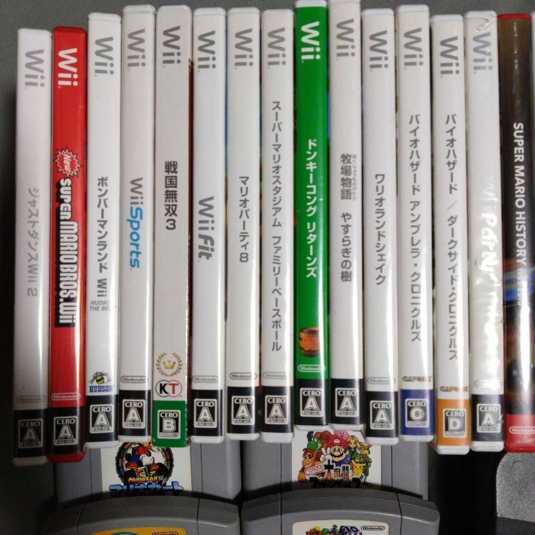 ニンテンドー64 wii 本体ソフトセットゲームソフト/ゲーム機本体