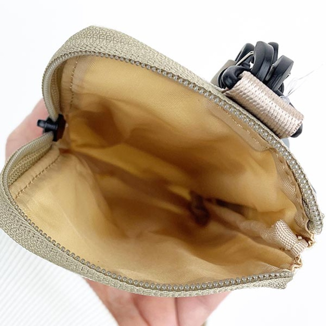 SNOOPY(スヌーピー)のスヌーピー RE-PET ミニショルダー アイボリー ロゴ バッグ ポシェット レディースのバッグ(ショルダーバッグ)の商品写真
