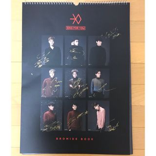 エクソ(EXO)のEXO 直筆サイン入りブロマイドブック(アイドルグッズ)