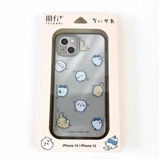 ちいかわ IIIIfit Clear iPhoneケース【iPhone14Pro/13Pro対応】 （おどり） グレー(ストラップ/イヤホンジャック)