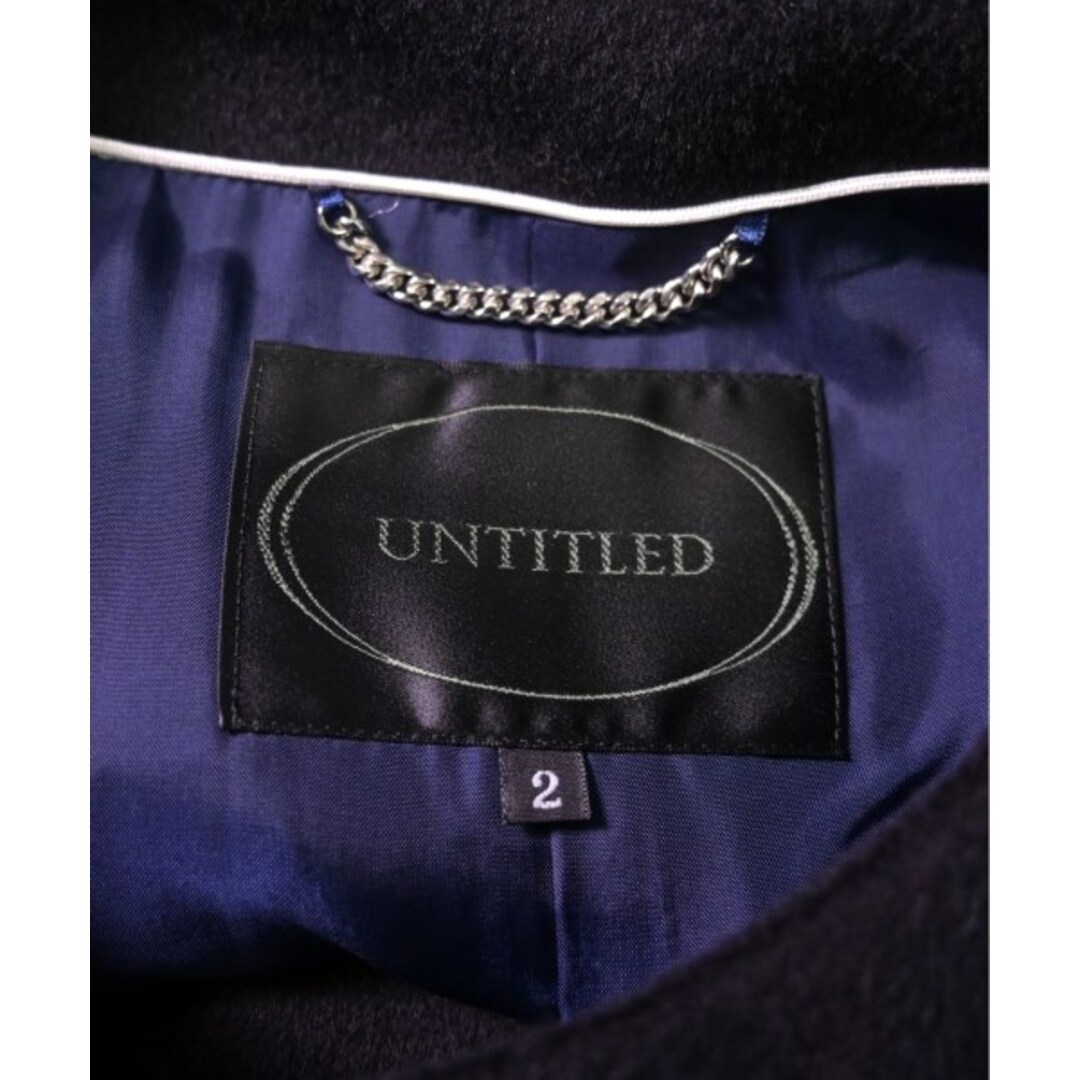 UNTITLED(アンタイトル)のUNTITLED アンタイトル コート（その他） 2(M位) 黒 【古着】【中古】 レディースのジャケット/アウター(その他)の商品写真