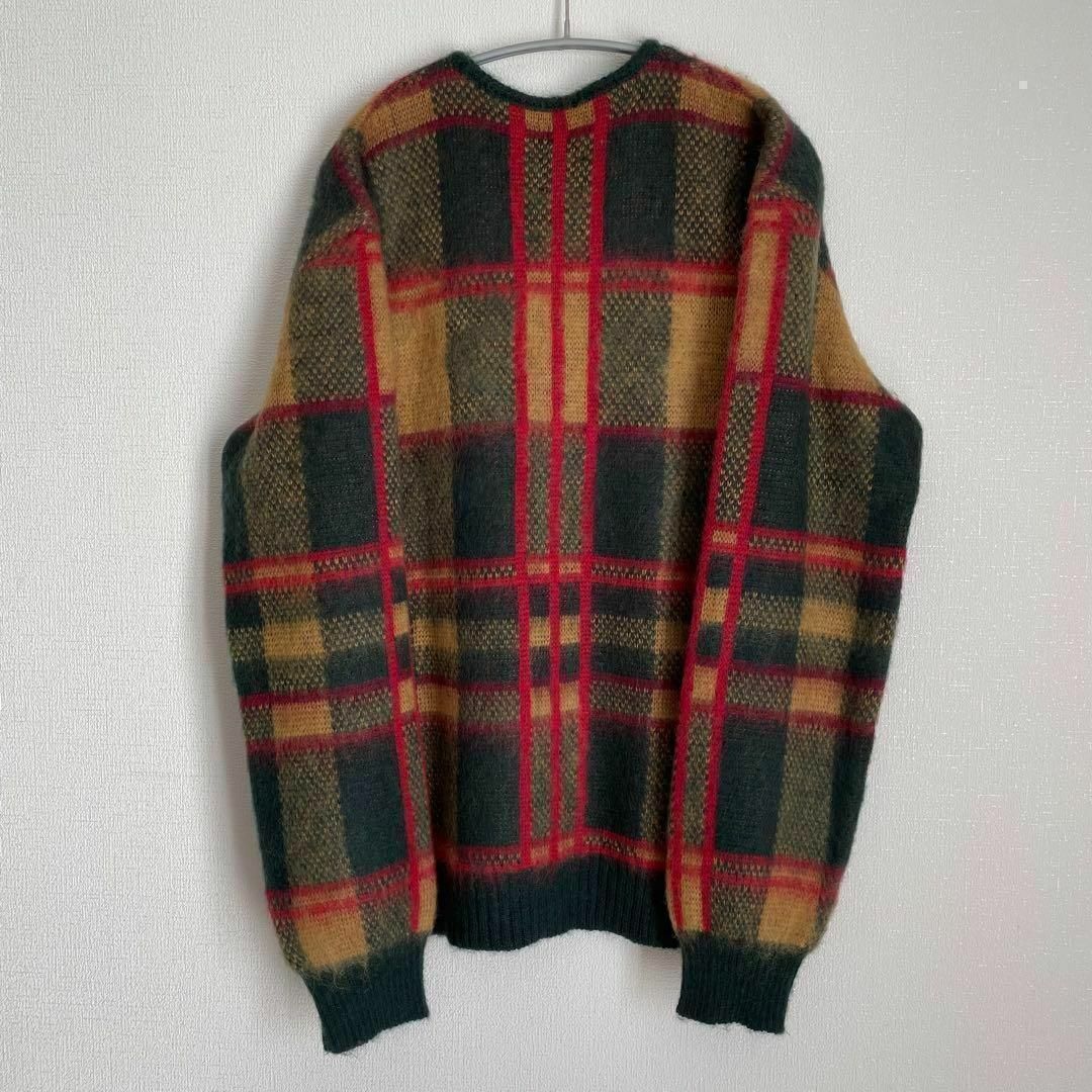 Needles(ニードルス)のモヘアカーディガン　M　tartan タータン　22aw mohair 5-1 メンズのトップス(カーディガン)の商品写真