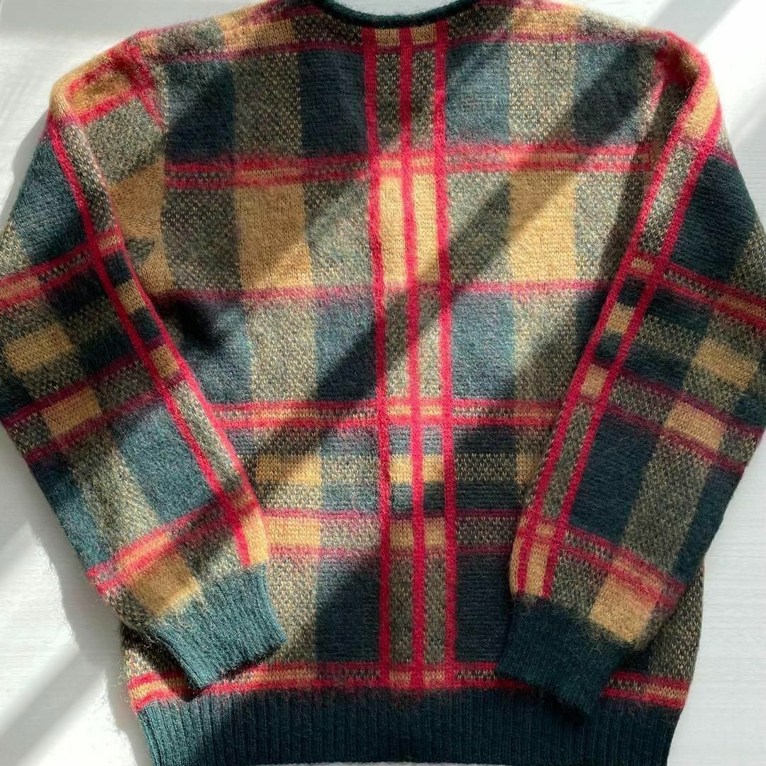 Needles(ニードルス)のモヘアカーディガン　M　tartan タータン　22aw mohair 5-1 メンズのトップス(カーディガン)の商品写真