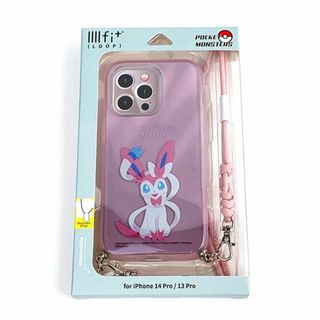 ポケモン(ポケモン)のポケットモンスター IIII fit Loop ニンフィア ネックストラップ 【iPhone14Pro/13Pro対応】(スマホケース)