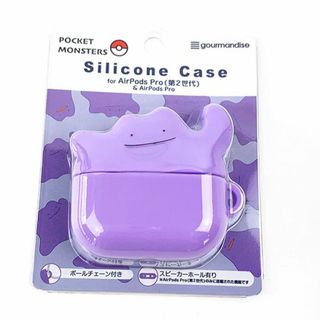 ポケモン(ポケモン)のポケットモンスター シリコンケース メタモン 【AirPods Pro(第1世代、第2世代) 】 パープル(タブレット)