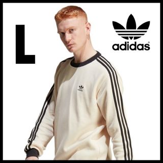 アディダス(adidas)の【国内正規品】adidas★ワッフル トレーナー★スウェット★白★L★男女兼用(スウェット)