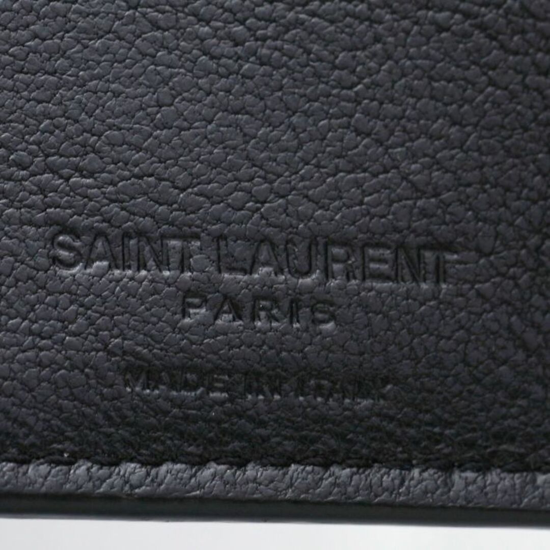 Saint Laurent(サンローラン)のK3306M 美品 サンローラン パリ ハート 三つ折 ミニ 財布 ITALY製 レディースのファッション小物(財布)の商品写真