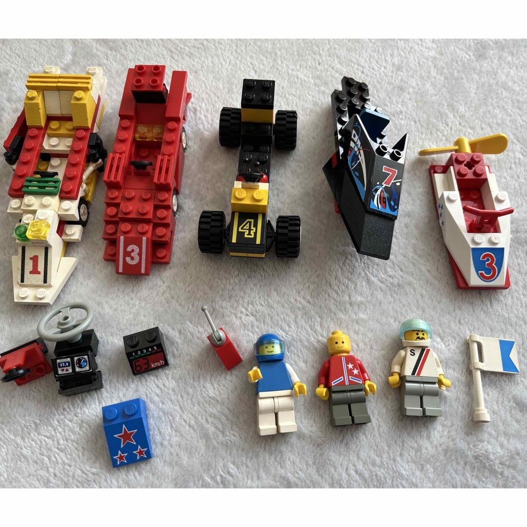 Lego(レゴ)の最終値引き！レゴ　乗り物　レーサー　ミニフィグ キッズ/ベビー/マタニティのおもちゃ(知育玩具)の商品写真
