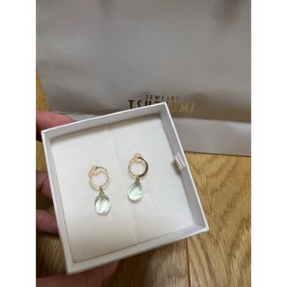 ジュエリーツツミ(JEWELRY TSUTSUMI)のJEWELRY TSUTSUMI K10イエローゴールドグリーンアメシストピアス(ピアス)