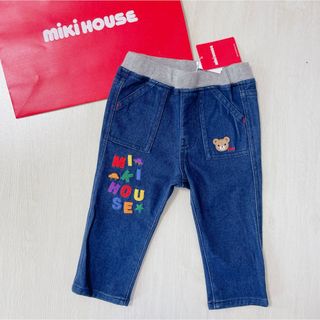 ミキハウス(mikihouse)のミキハウス　miki house ロゴ入りストレッチパンツ　ズボン(パンツ)