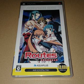 プレイステーションポータブル(PlayStation Portable)のPSP Routes PORTABLE （アクアプライス2800）(携帯用ゲームソフト)