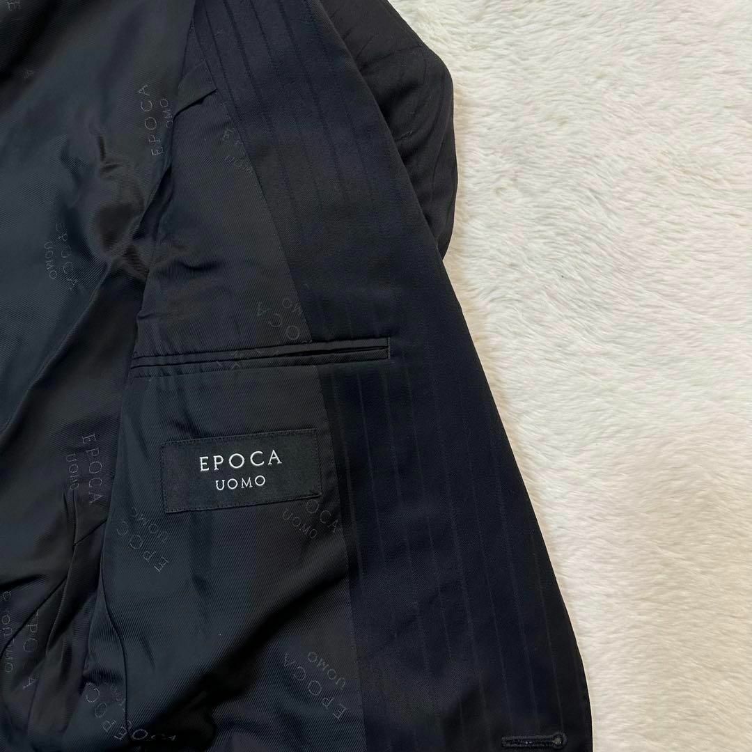 EPOCA UOMO(エポカウォモ)のエポカウォモ✨スーツセットアップ ストライプ 46サイズ(Mサイズ) メンズのスーツ(セットアップ)の商品写真