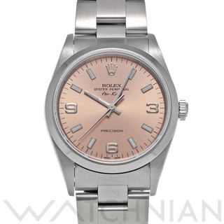 ロレックス(ROLEX)の中古 ロレックス ROLEX 14000 A番(1999年頃製造) ピンク メンズ 腕時計(腕時計(アナログ))