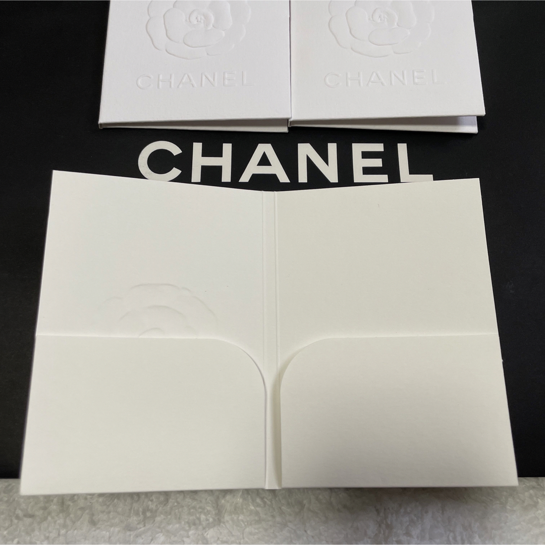 CHANEL(シャネル)のシャネル カメリア カードペーパーケース 3枚セット  レディースのバッグ(ショップ袋)の商品写真