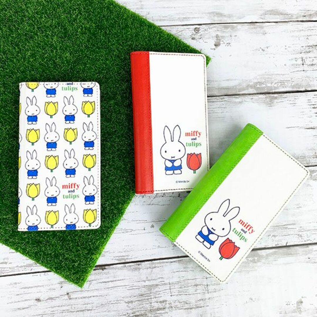 miffy(ミッフィー)のミッフィー ｍiffy and tulip 3way スマホケース スマホカバー チューリップ グリーン Mサイズ グッズ(MCD)(PWD) スマホ/家電/カメラのスマホアクセサリー(ストラップ/イヤホンジャック)の商品写真