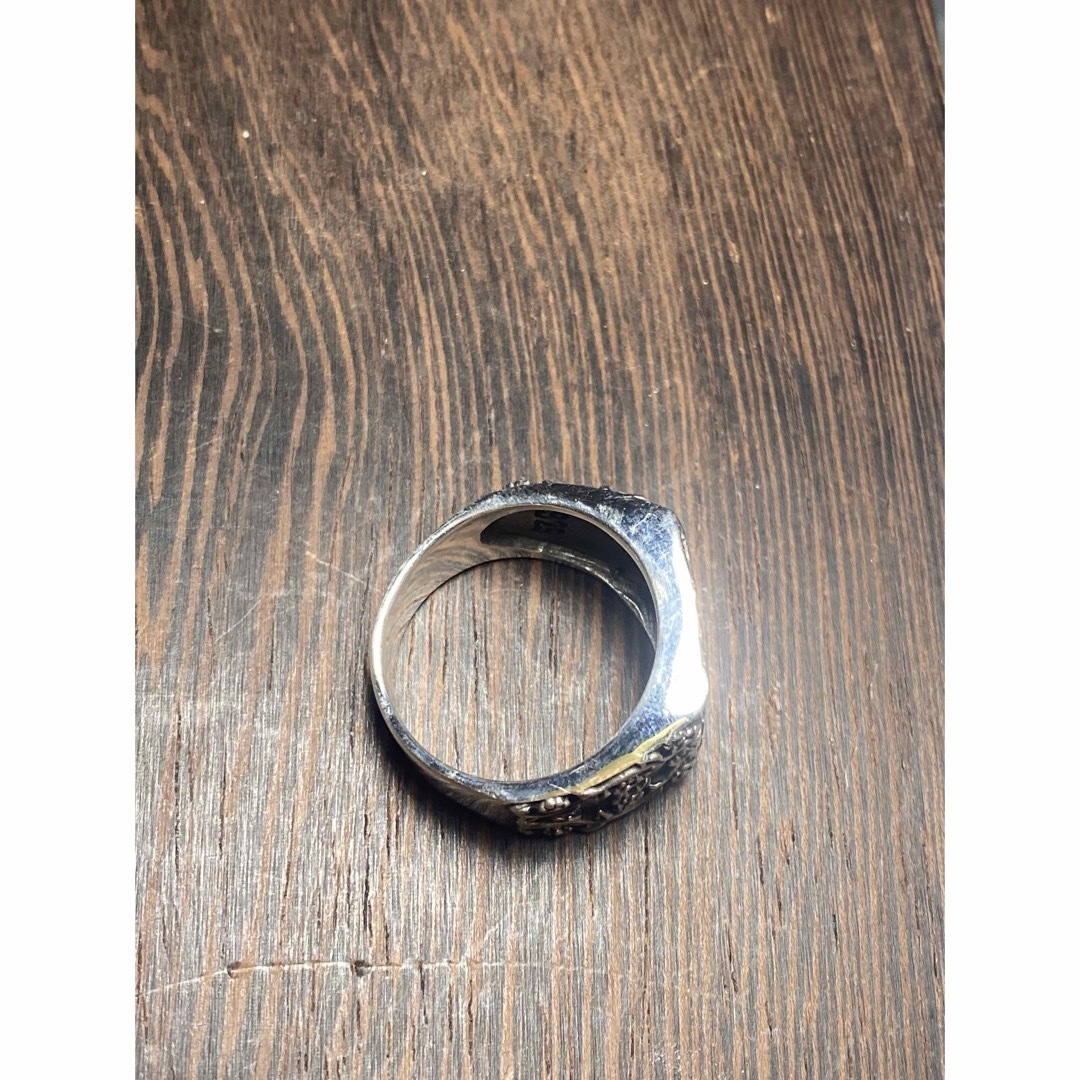 スペードエース印台　シルバー925 シグネット　最強　四角銀指輪24号xAらトQ メンズのアクセサリー(リング(指輪))の商品写真
